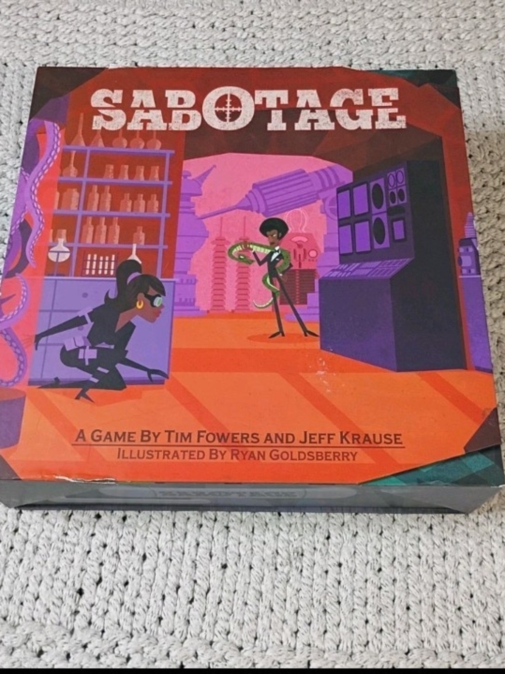 Sabotage Board Game Spies Vs Villains